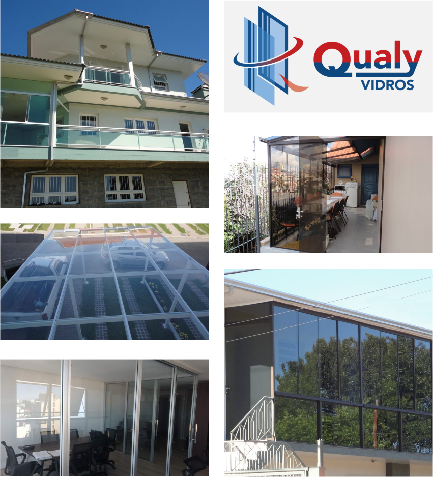 Qualy Vidros - Box De Vidro - Sacada De Vidro - Telhado De Vidro - Porta De Vidro - Pele De Vidro - Esquadrias De Alumínio - Vidraçarias em Caxias do Sul