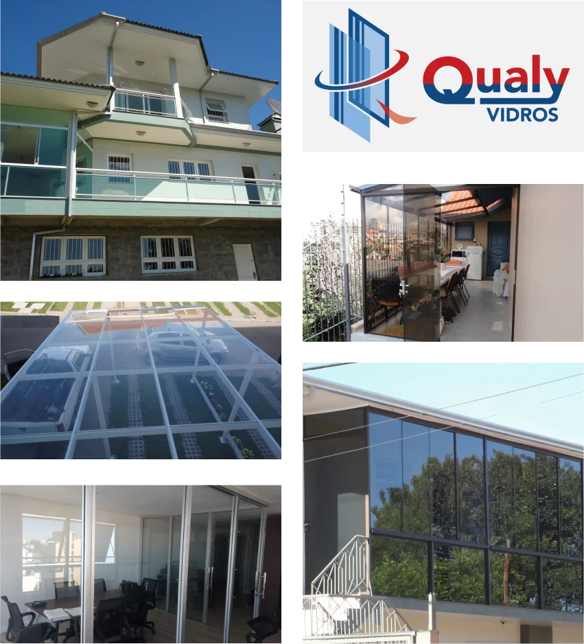Qualy Vidros - Box De Vidro - Sacada De Vidro - Telhado De Vidro - Porta De Vidro - Pele De Vidro - Esquadrias De Alumínio - Vidraçarias em Caxias do Sul
